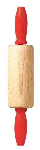 Linden Sweden Jonas of Sweden Kids Wood Rolling Pin, Red