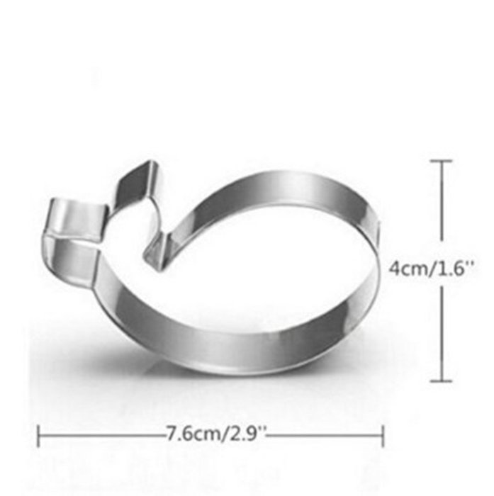 CXFashion Animal Stainless Steel Cookie Cutter Baking Mould Biscuit Fondant Mold Bread - Elephant Shape N15