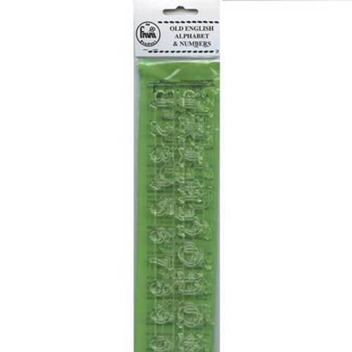 CK Products FMM Upper Case Old English Tappit Cutter, Ivory