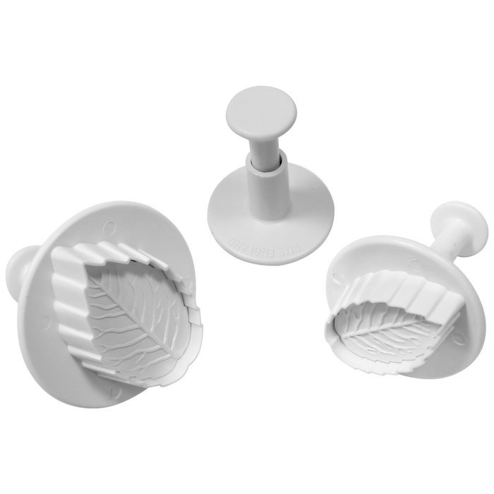 PME Plunger Cutters, Veined Rose Leaf