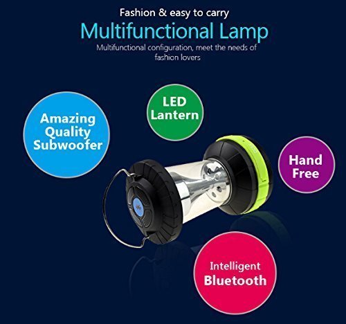 Stoga Bluetooth Speaker ST-055 Outdoor Wireless Speaker With Lamp Handfree Calling Function for Travelling Camping... N3