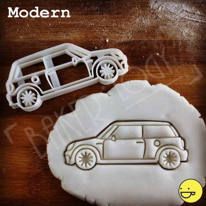 Modern Mini Cooper Cookie Cutter
