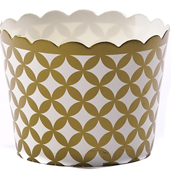 Simply Baked Small Paper Baking Cups & Cake Toppers, Red N14