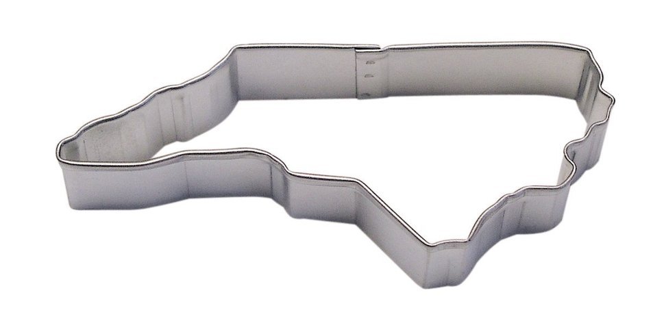 R&M North Carolina State Cookie Cutter in Durable, Economical, Tinplated Steel