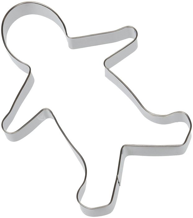 Fox Run 5-Inch Gingerbread Boy Cookie Cutter N2