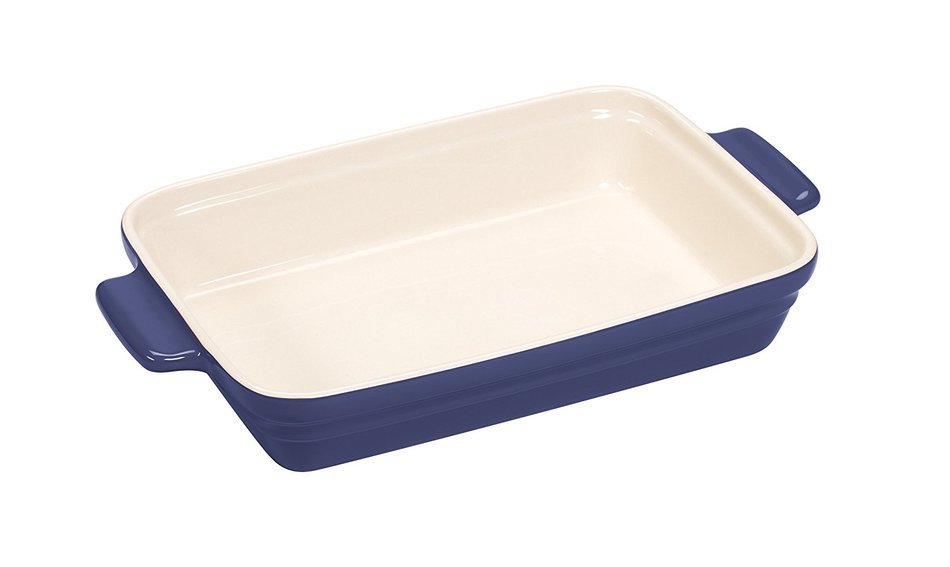 Baker's Advantage Ceramic Rectangular Baker, 9-by-13-Inch, Red N3