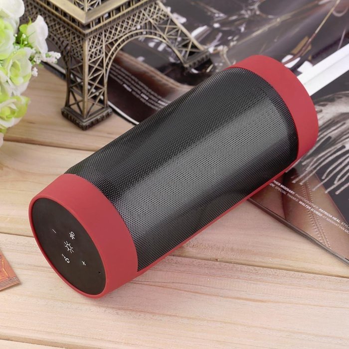 Deli 818 Portable Mini Rechargeable Wireless Rave Bluetooth Speaker Support NFC with Colorful 360 Built-in Streaming... N7