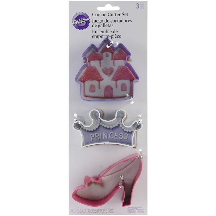 Wilton Princess Cookie Cutter Set, 3-Piece