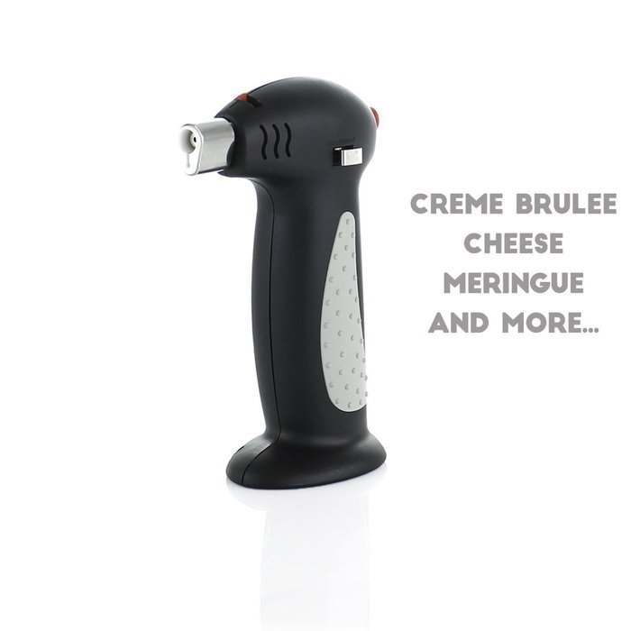 Molla MO78200 Molla Home Master Chef Creme Brulee Torch, Black, Gray, Silver, Red N3
