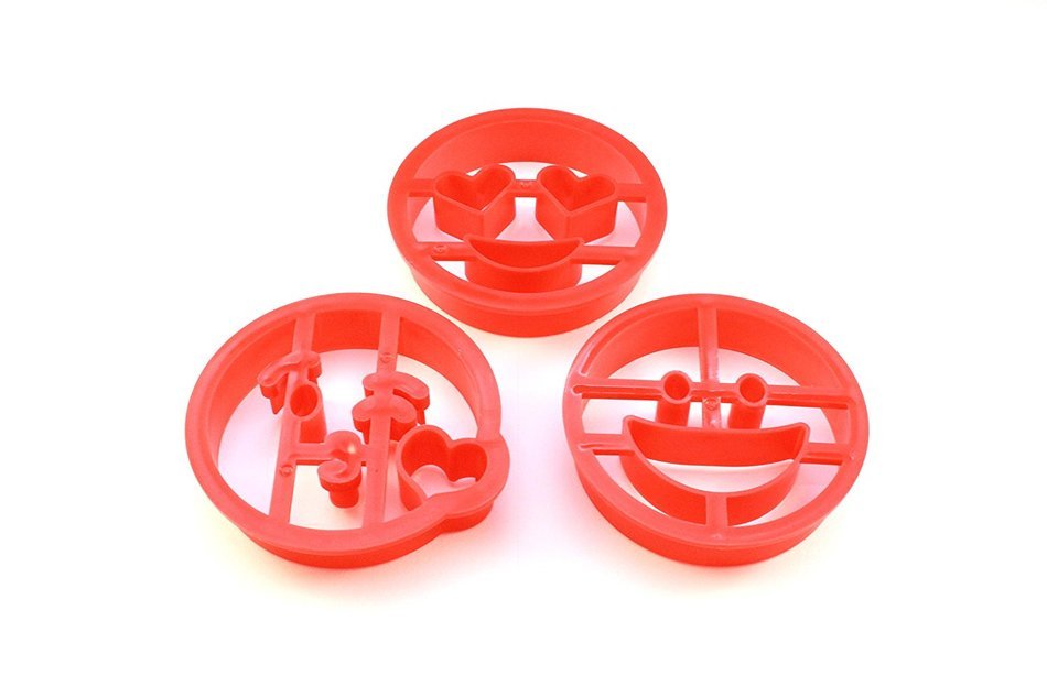 3-Pack Emoji Cookie Cutter N3