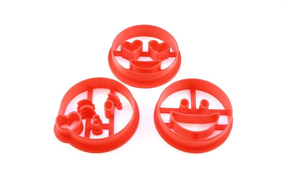 3-Pack Emoji Cookie Cutter N4