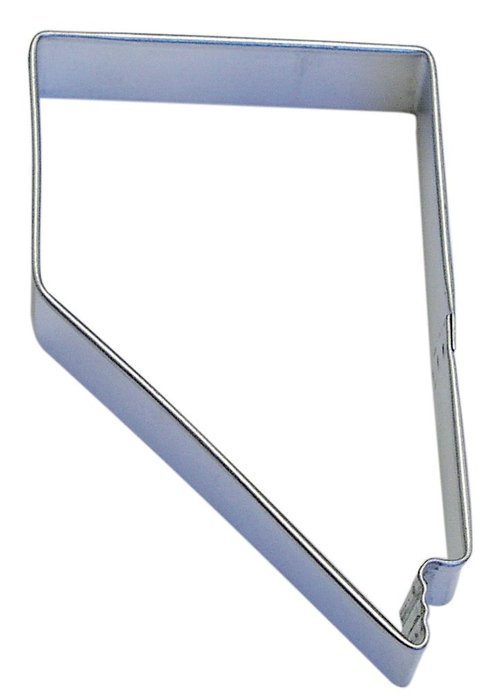 R&M Nevada State Cookie Cutter in Durable, Economical, Tinplated Steel