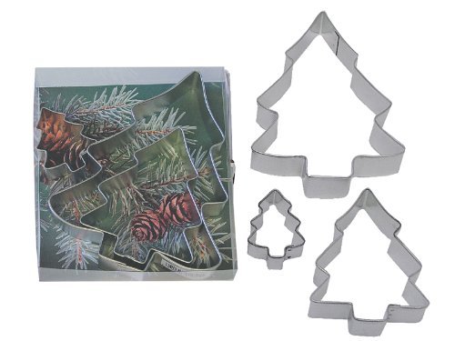 R & M Tree 3 Piece Cookie Cutter Set