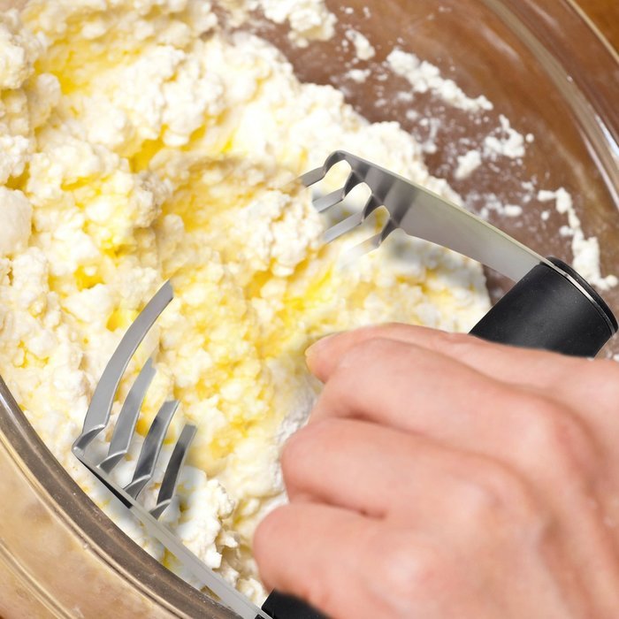 EIALA Stainless Steel Baking Pastry Dough Blender & Scraper Cutter Set (Stainless Steel) N6