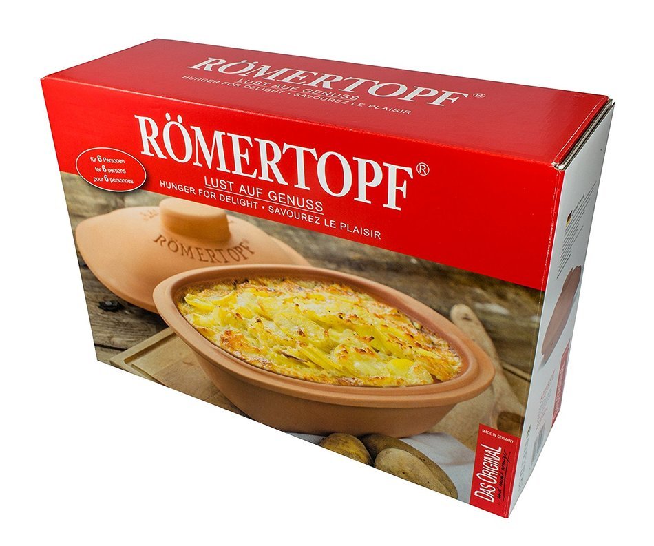 R&ouml;mertopf 19905 Clay Baker 6 People MADE IN GERMANY N5