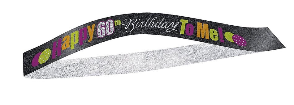 Birthday Cheer 60th Birthday Party Accessories Kit, 5pc N7