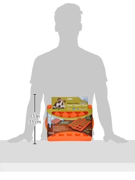 Hugs Pet Products Silicone Bake or Freeze Dog Treat Pan, Dog Bone Shapes N7