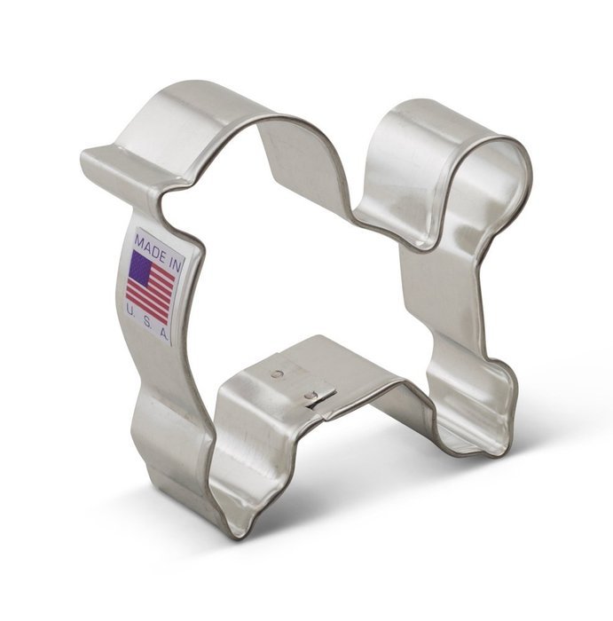 Ann Clark Poodle Cookie Cutter - 3 Inches - Tin Plated Steel