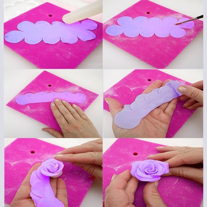 Happy Collections Cake Decorating Gumpaste Flowers & The Easiest Rose Cutter Ever Set Of 3 N3
