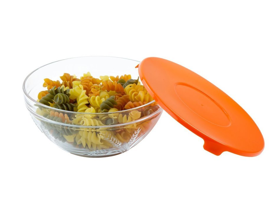 All Purpose Glass Bowl and Food Storage Containers 10 Pcs Set - Glass Lunch Bowls Set with Snap Tight Lids (Wave... N3
