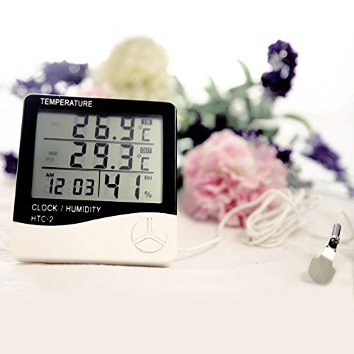 Electric LCD Thermometer Hygrometer Temp. Humidity Meter Weather Tester HTC-2 N5