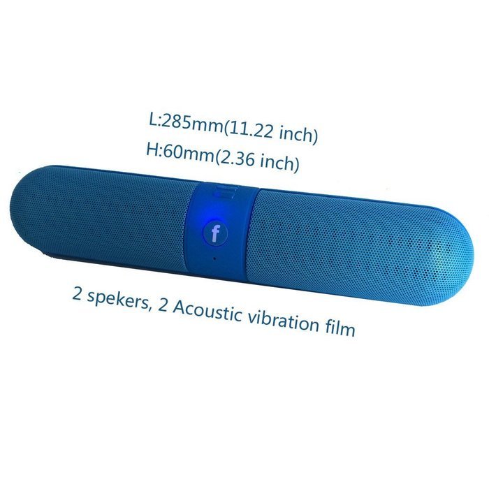 Tengreen Pill Bluetooth Speaker amplifiers wireless altavoz fm radio Stereo altavoces With Color Flash LED Light... N5