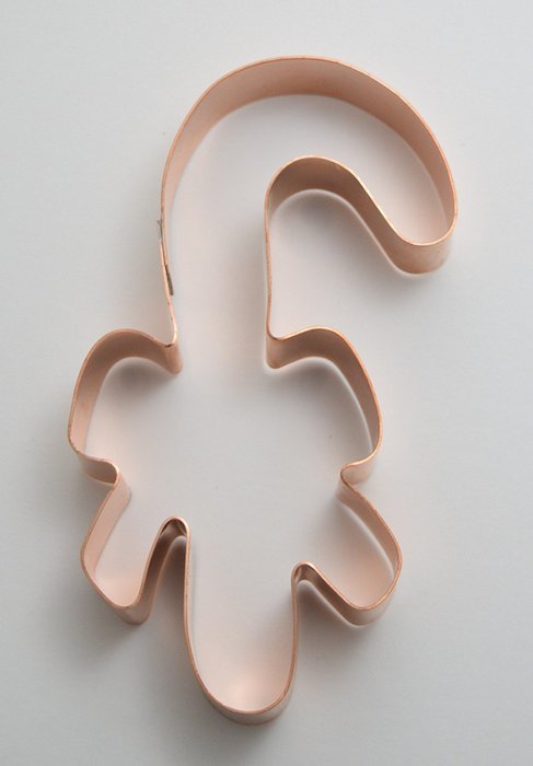 Christmas Candy Cane with Ribbon Cookie Cutter