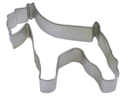 R&M Schnauzer 3" Cookie Cutter in Durable, Economical, Tinplated Steel