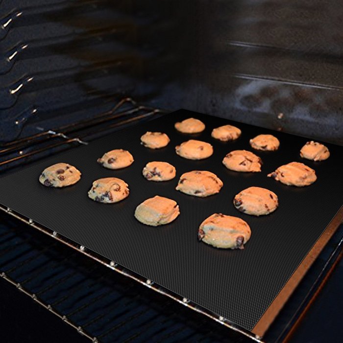 Heavy Duty BBQ Grill Mat, Baking Mats, Oven Liner- Perfect Grill Marks Every Time Without Burning - Charcoal /... N5