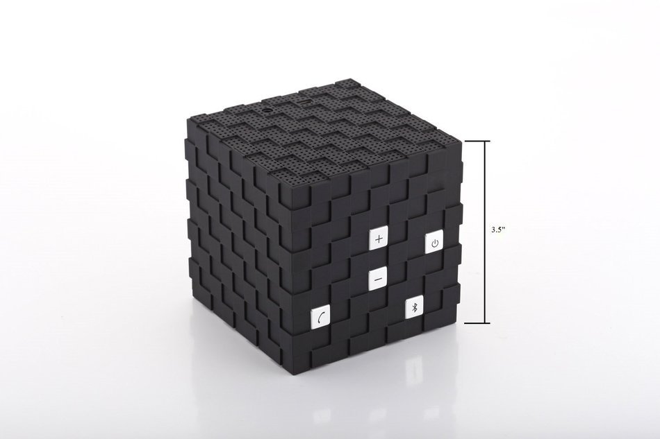 [New Release] E-Monster Magic Cube Portable Wireless Speaker, Bluetooth 3.0, Rechargeable, Black N4