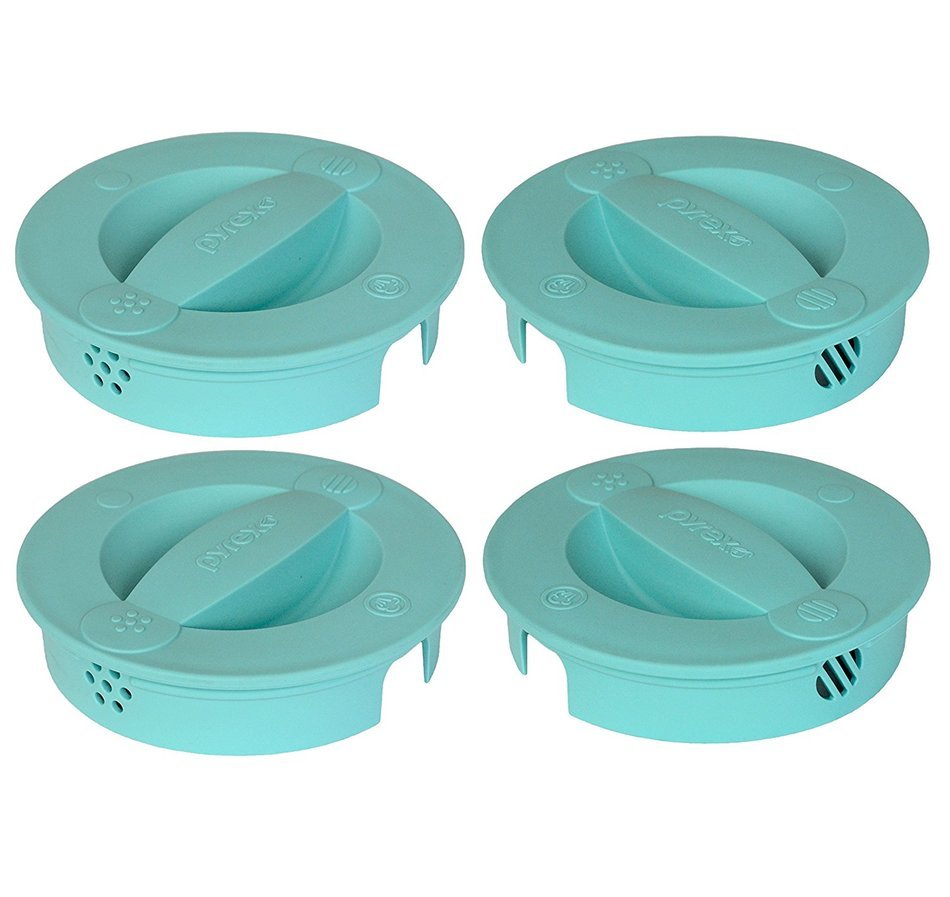 Pyrex 2 Cup Measuring Cup Lid - Turquoise (2-Pack) N6