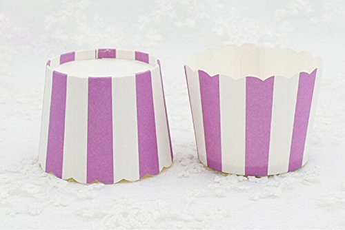 Gabkey 100pcs Random Colorful Premium Greaseproof Cupcake Paper Liners No Muffin Pan Needed Cupcakes Papers N6