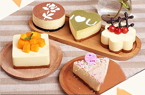 Yunko 5pcs Stainless Steel Cheese Cake Cookie Cutter Mold N2