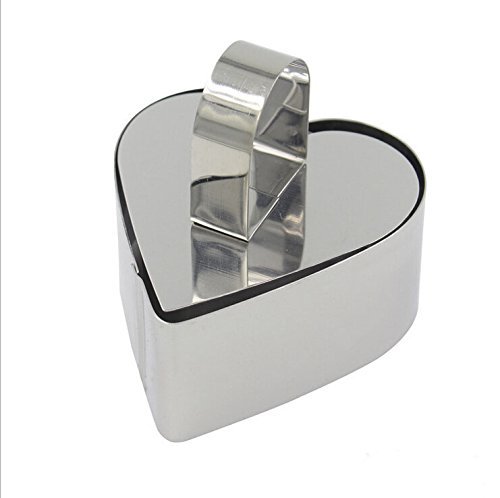 Yunko 5pcs Stainless Steel Cheese Cake Cookie Cutter Mold N3
