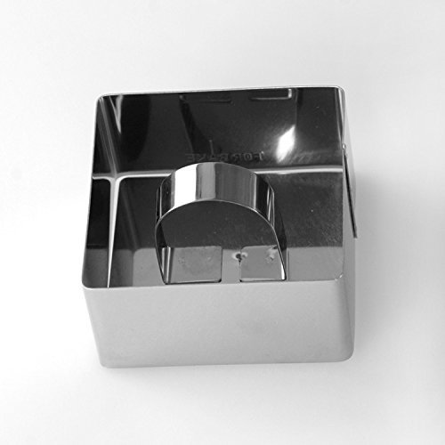 Yunko 5pcs Stainless Steel Cheese Cake Cookie Cutter Mold N5