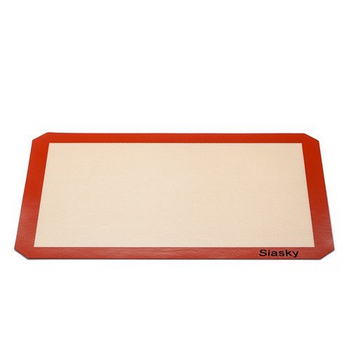 Siasky Silicone Baking Mat - 2 Pack - Professional Grade Cookie Sheets - Nonstick Heat Resistant Premium Baking... N3