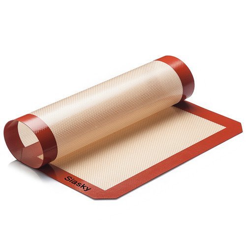 Siasky Silicone Baking Mat - 2 Pack - Professional Grade Cookie Sheets - Nonstick Heat Resistant Premium Baking... N4
