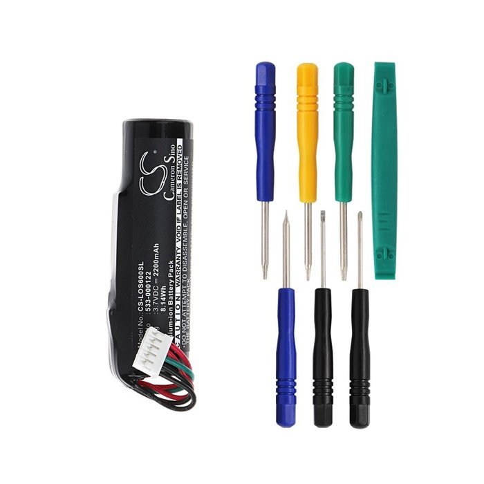 Cameron Sino 2200mAh / 8.14Wh Battery Compatible With Logitech UE ROLL, WS600, WS600BL, WS600VI( 7/pcs Toolskits...