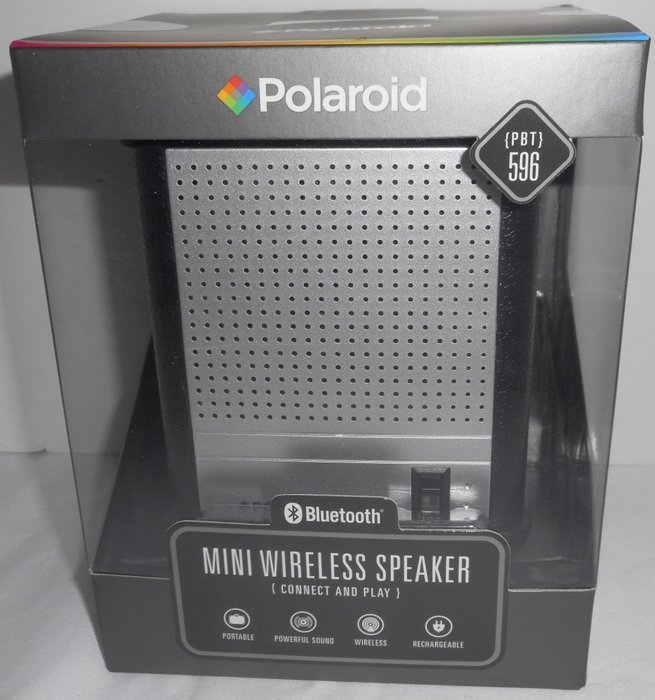 Polaroid Bluetooth Mini Wireless Speaker (Black)