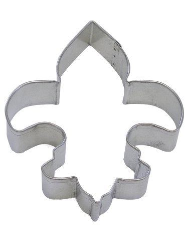 R&M Fleur De Lis 4.5" Cookie Cutter in Durable, Economical, Tinplated Steel