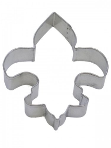 R&M Fleur De Lis 4.5" Cookie Cutter in Durable, Economical, Tinplated Steel N2