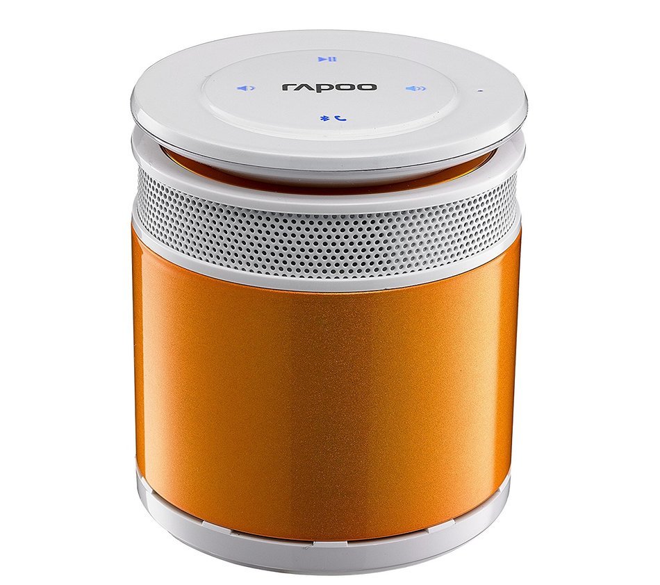 RAPOO | A3060-O Bluetooth 4.0 Wireless Mini Stereo Speaker - ORANGE N2
