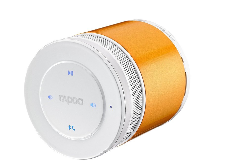 RAPOO | A3060-O Bluetooth 4.0 Wireless Mini Stereo Speaker - ORANGE N3