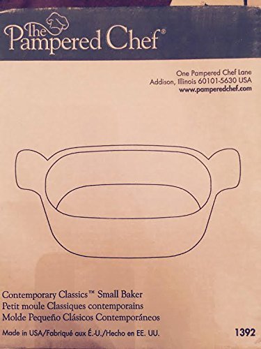 Pampered Chef Contemporary Classics Small Baker with Handles New
