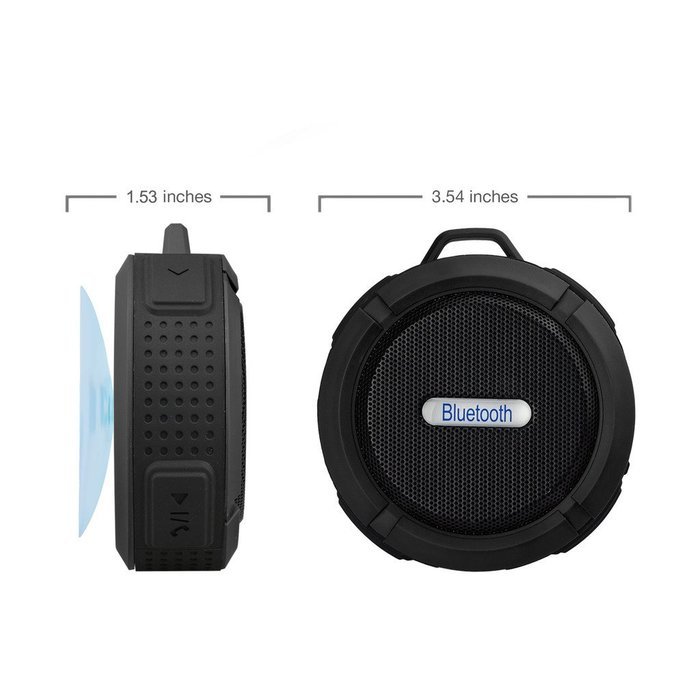 Portable Bluetooth Shower Speaker, SWINCHO C6 Wireless Bluetooth Stereo Speaker with Waterproof & Shockproof &... N3