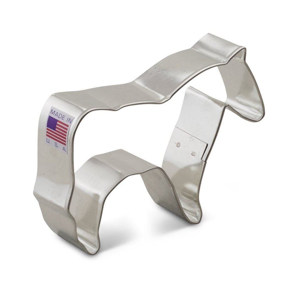 Ann Clark Horse Cookie Cutter - 3.75 Inches - Tin Plated Steel