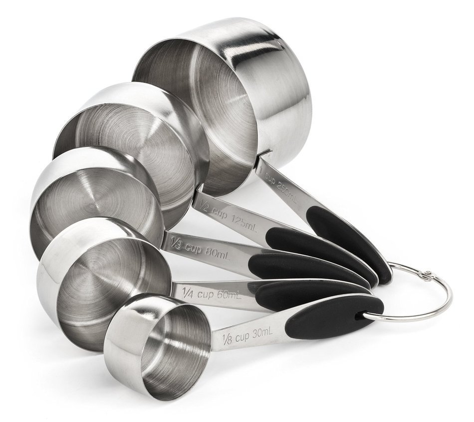 Elite Kitchenware Stainless Steel Mixing Bowls and Measuring Cups Set - Ultimate Cookware Set - Stainless Steel... N6