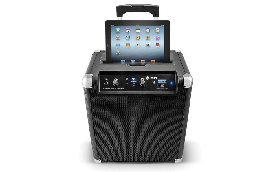 ION Block Rocker Portable Bluetooth Speaker System Upgraded 75hr Battery and 75 Foot Bluetooth Range N5