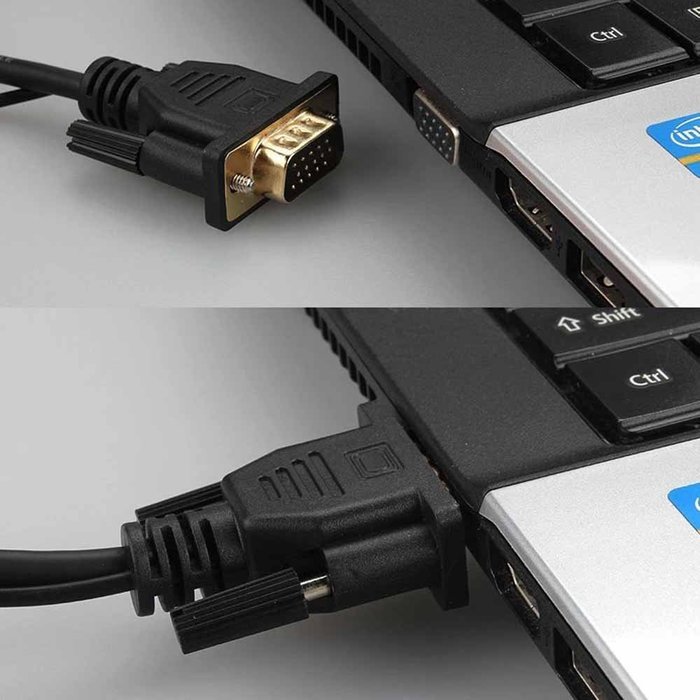 Tendak HD 1080P VGA to HDMI Output TV AV HDTV Video Cable Converter Plug and Play Adapter with Audio Input for... N6