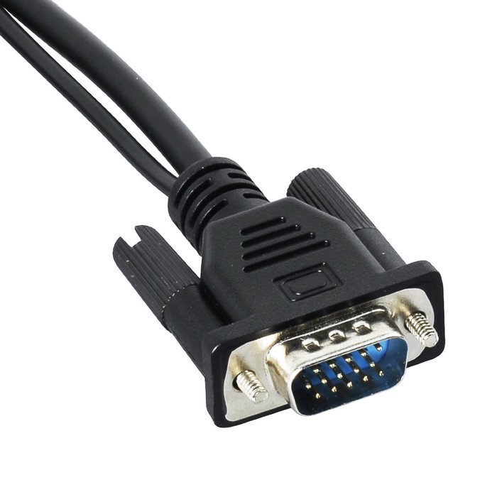 Tendak HD 1080P VGA to HDMI Output TV AV HDTV Video Cable Converter Plug and Play Adapter with Audio Input for... N11